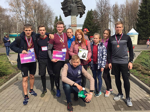 На соревновании