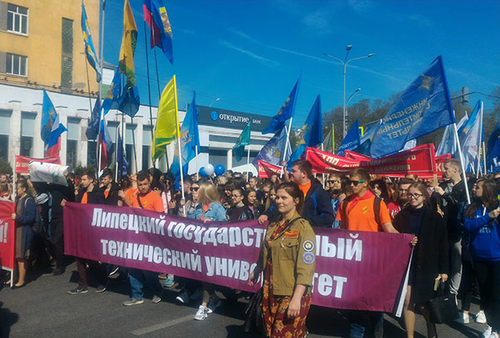 На субботнике