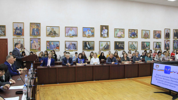 Студенты ЛГТУ на встрече